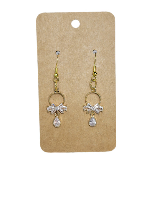 Bow Drop Earrings