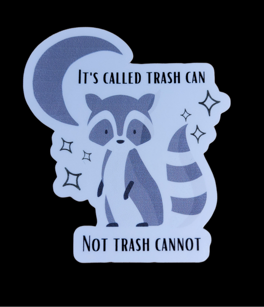 Trash Cannot Sticker