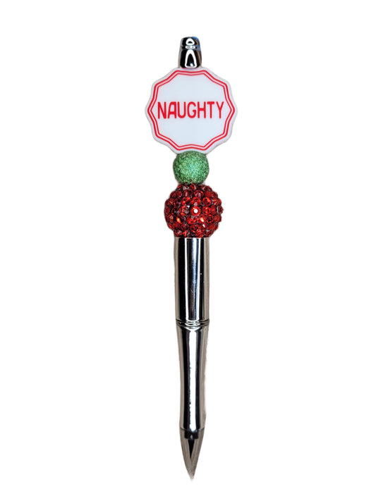 Naughty/Nice Double-Sided Pen