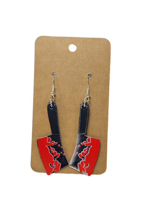 Meat Cleaver Earrings