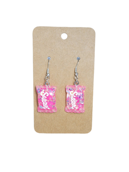 Hot Pink Sweet Candy Earrings