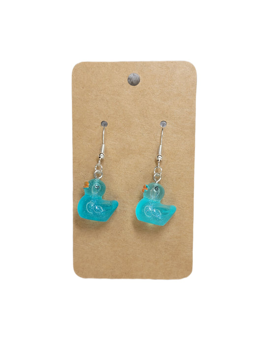 Blue Duck Earrings