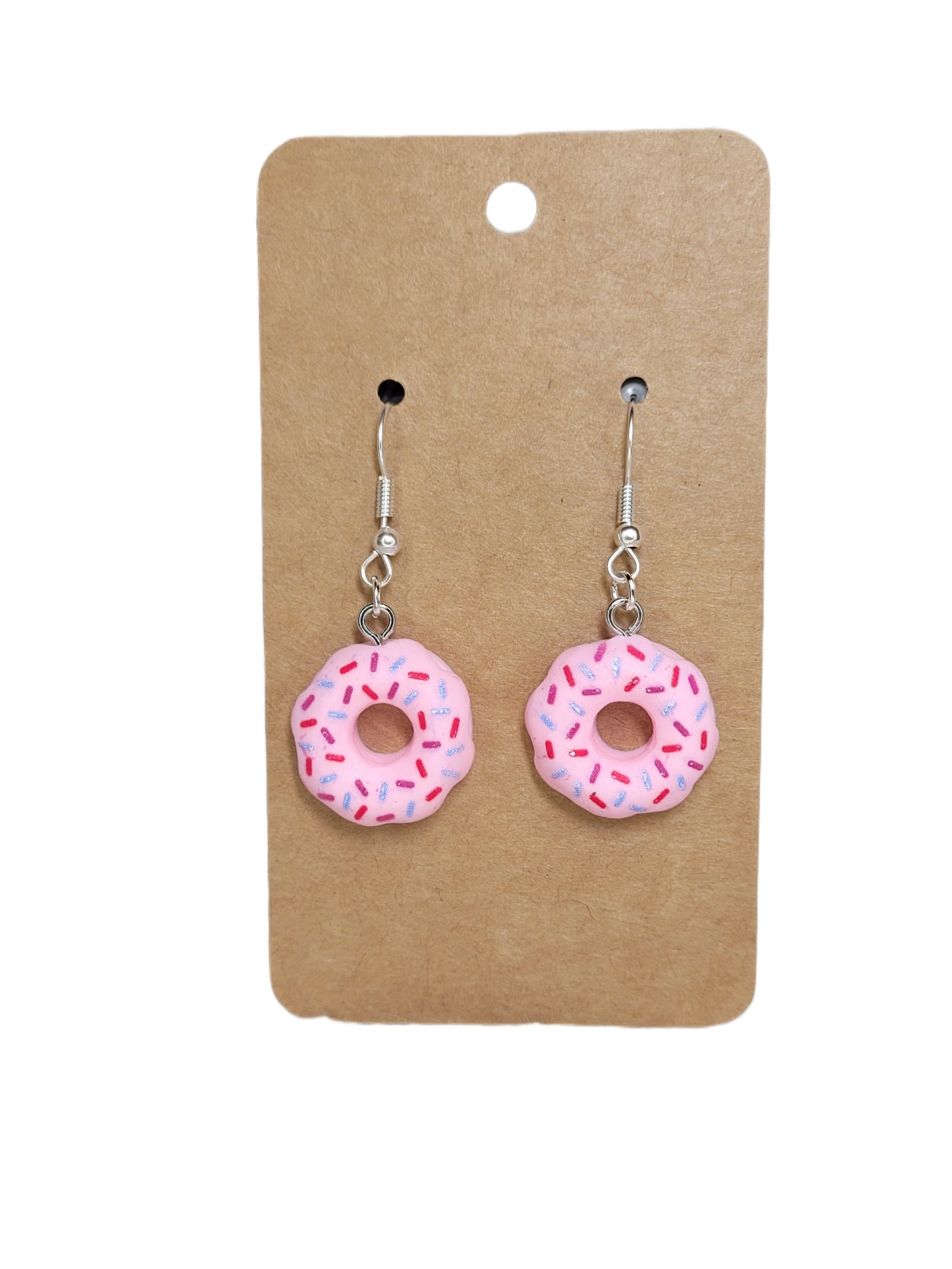 Pink Donut Earrings